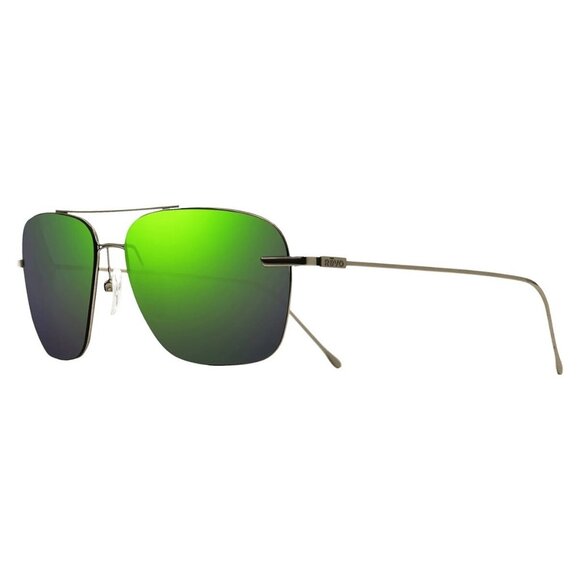 New REVO Air 3 Grey Polarised Square RE 1209 00 GNP Sunglasses Women - Picture 1 of 3